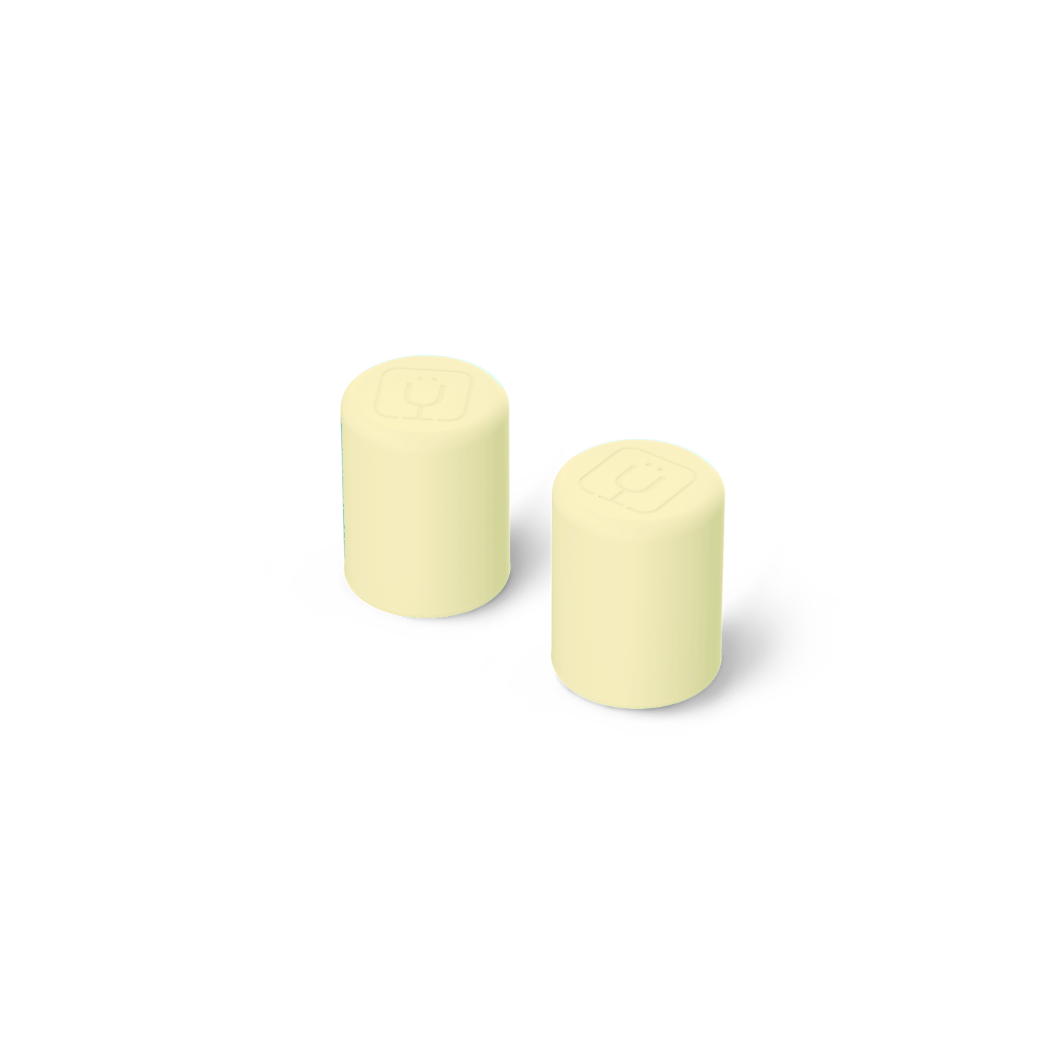 Magnetic Straw Cover | Limoncello | 2-Pack