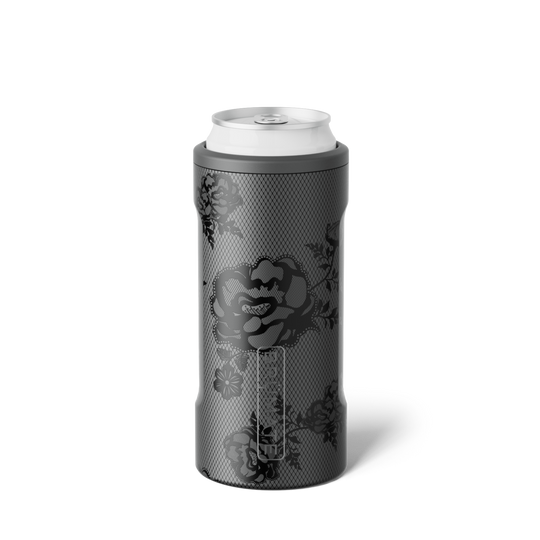 Hopsulator Slim | Black Lace | 12oz Slim Cans