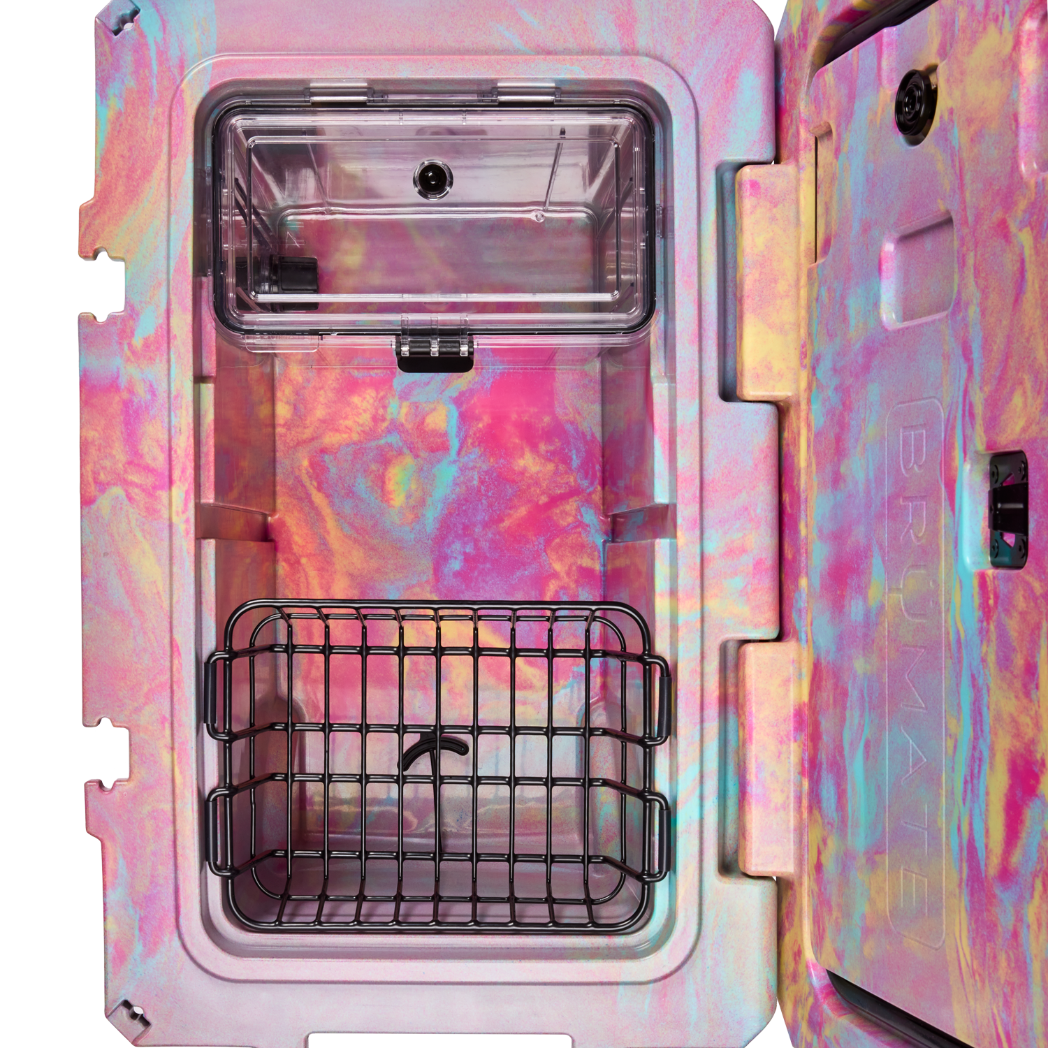 BrüTank 55-Quart Rolling Cooler | Rainbow Swirl