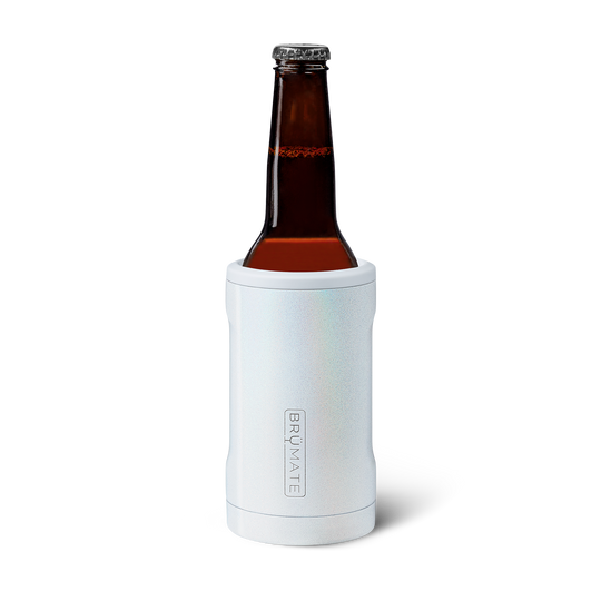 Hopsulator Bott'l | Glitter White | 12oz Bottles